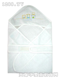 如意宝贝小伙伴纱布抱被