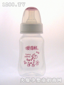 标准口径PP奶瓶120mL红驴