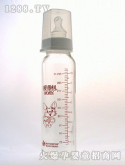 高耐热玻璃奶瓶240mL兔子