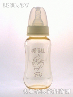 实感PES奶瓶180mL小鸡