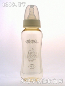 实感PES奶瓶240mL小鸟