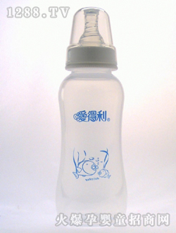 实感PP奶瓶300mL蓝鱼