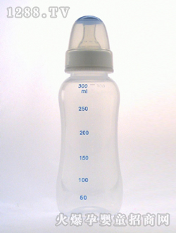 标准口径PP奶瓶300mL刻度