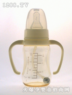 带柄自动PES奶瓶120mL刻度