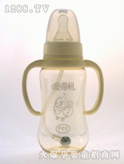 带柄自动PES奶瓶180mL