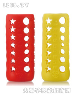 妈妈易8安玻璃奶瓶防滑套