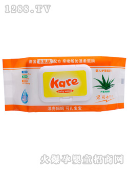 可儿婴儿护肤湿巾(加盖80片装)
