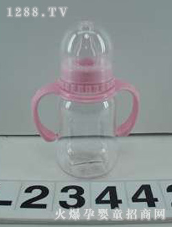 金纶40Z弧形带柄婴儿奶瓶