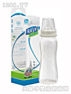 乐乐宝贝10安标口PP奶瓶