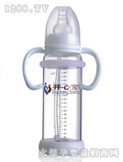 开心宝玻璃奶瓶KXB-8309