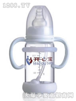 开心宝玻璃奶瓶KXB-8308
