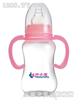 开心宝红色奶瓶KXB-8101