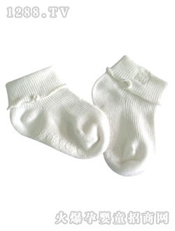 如意宝贝甜心小伙伴翻摺袜