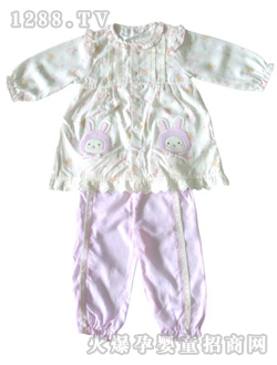 甜心小伙伴防螨抗菌洋装伴睡衣