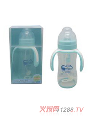 婴侍卫三耳自动PP奶瓶(12安)