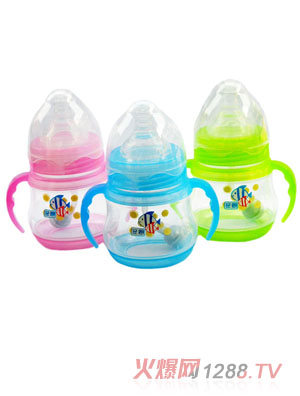 亲恩4安宽口径双柄易握全自动PP奶瓶