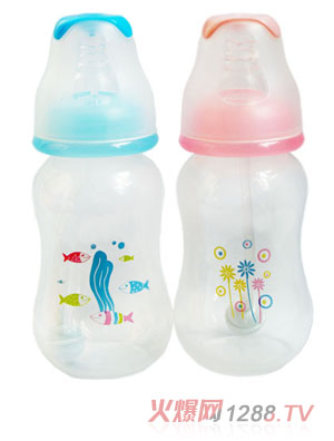 亲恩7安标口径弧形自动PP奶瓶