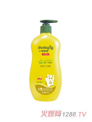 小猪噜噜儿童洗发沐浴二合一(维生素E)500ml