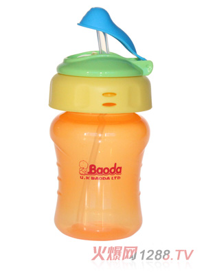 宝德儿童水杯330ml橙