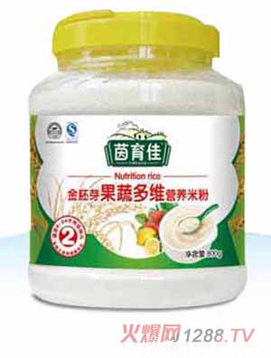 茵育佳金胚芽果蔬多維營(yíng)養米粉
