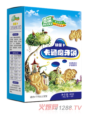 贝希卡通磨牙饼
