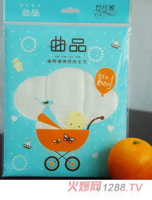 曲品婴儿口水巾3片装