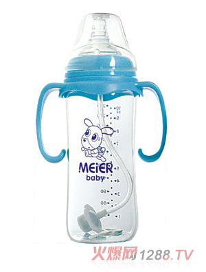 美儿贝比280ML宽口玻璃奶瓶