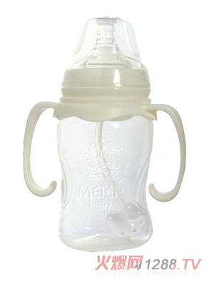 美儿贝比210ML握把管PP奶瓶