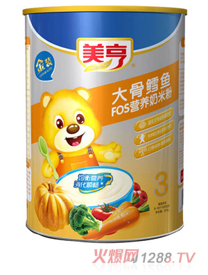 美亨紙聽(tīng)裝大骨鱈魚(yú)FOS營(yíng)養奶米粉3段