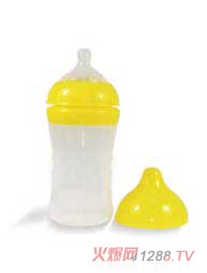 麦地硅胶奶瓶300ml