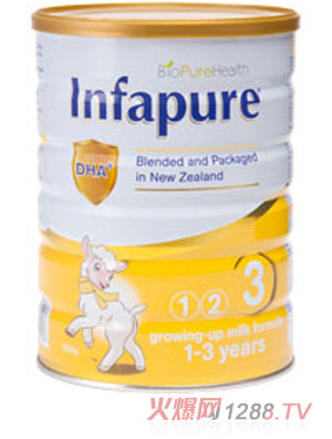 Infapure纯净宝婴幼儿配方奶粉3段