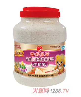 番茄宝宝益生元牛初乳米粉850g