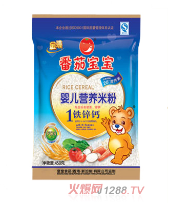 番茄宝宝铁锌钙yinge米粉450g