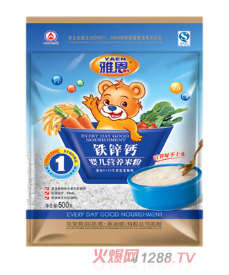 雅恩铁锌钙yinge米粉400g