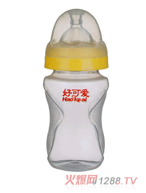 好可爱240ml宽口弧形奶瓶