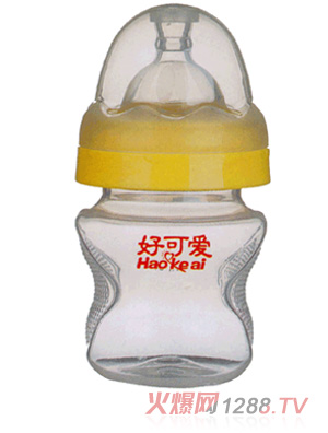 好可爱120ml宽口弧形奶瓶