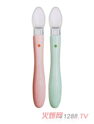 好可爱硅胶匙羹