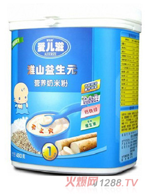 爱儿滋淮山益生元营养奶米粉