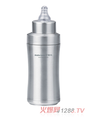孖宝乐母婴两用不锈钢奶瓶