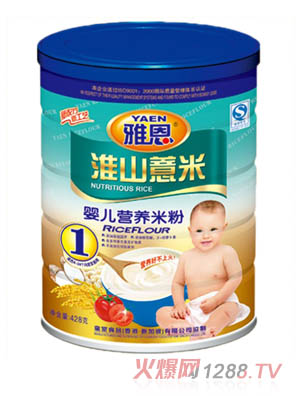 雅恩淮山薏米yinge营养米粉428g