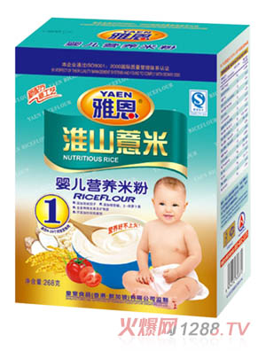 雅恩淮山薏米yinge营养米粉268g