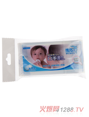 维尼板蓝根口手湿巾10片装