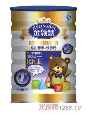 金领慧淮山薏米+铁锌钙米粉1段