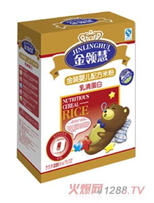 金领慧乳清蛋白配方米粉0段