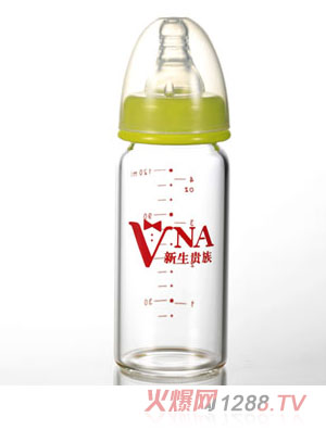 VNA金盾120ml标口玻璃奶瓶