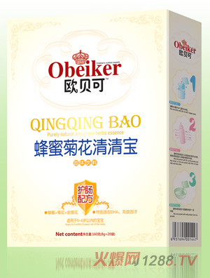 欧贝可清清宝盒装-蜂蜜菊花