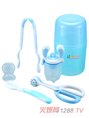 亲亲我蓝色哺喂套装