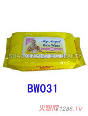 婴儿湿巾80片带盖BW031