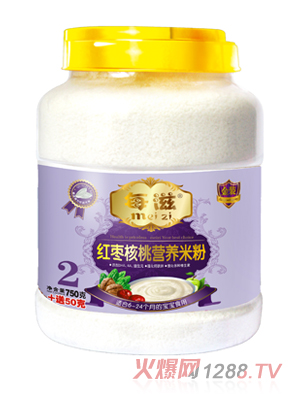 每滋红枣核桃营养米粉