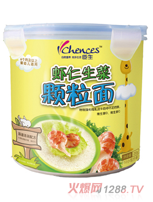 臣生蝦仁生菜顆粒面